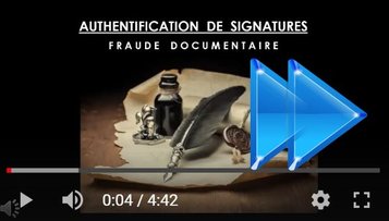 Expertise graphologique et authentification de signatures sur youtu.be