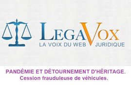 Article Legavox.fr : falsification de signature sur carte grise.